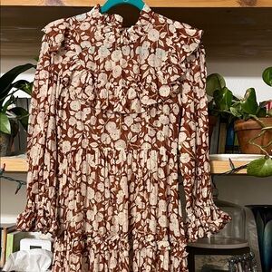 DOEN Caramel Dress in Ambridge Rose Red - NWT (red brown - not rose colored)